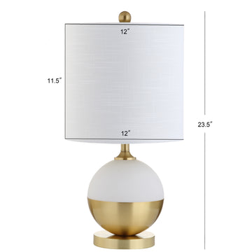Carr 23.5" Ceramic/Metal LED Table Lamp - JONATHAN Y